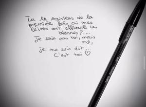 e t'aime. Je t'aime tellement que je te perds.