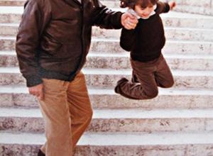 Nous étions un père et une fille. Nous parlions de la vie, de choses simples.
