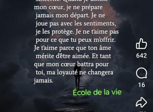 Il ne saura jamais..  qu’il est resté dans toutes ses pensées,